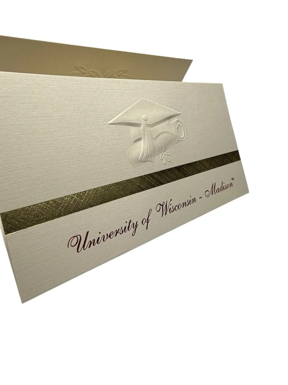 University of Wisconsin Madison Alumni Grad Announcement Cards Embossed Set 11